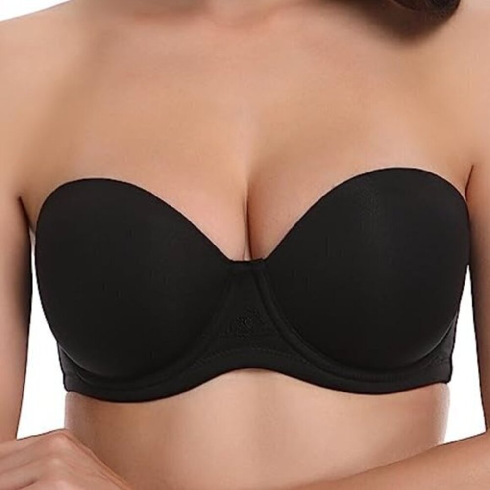 Strapless Full Figure Bra Underwire Multiway Contour Bra Red Carpet NWT #2123